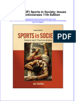 Download Original PDF Sports in Society Issues and Controversies 11th Edition pdf