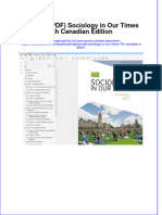 Download Original PDF Sociology in Our Times 7th Canadian Edition pdf