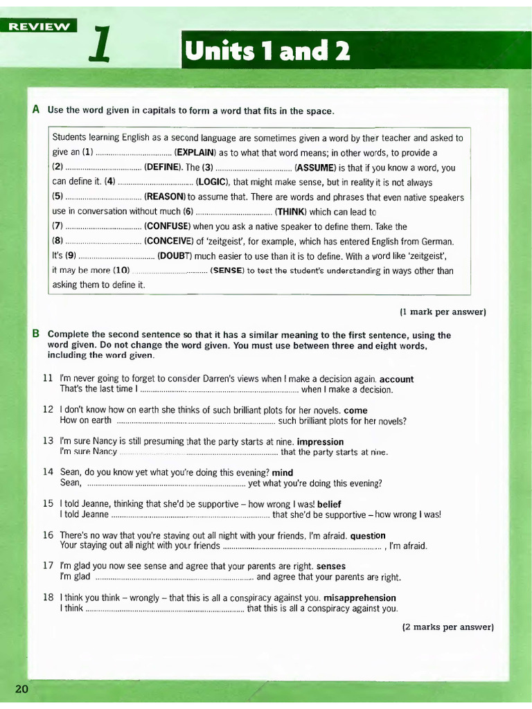 Unit 1 Test C1c2 Pdf