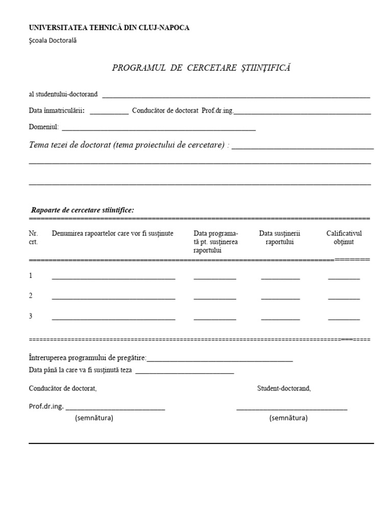 Formulare Model | PDF