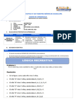 Sesión de Aprendizaje 5 Reforzamiento