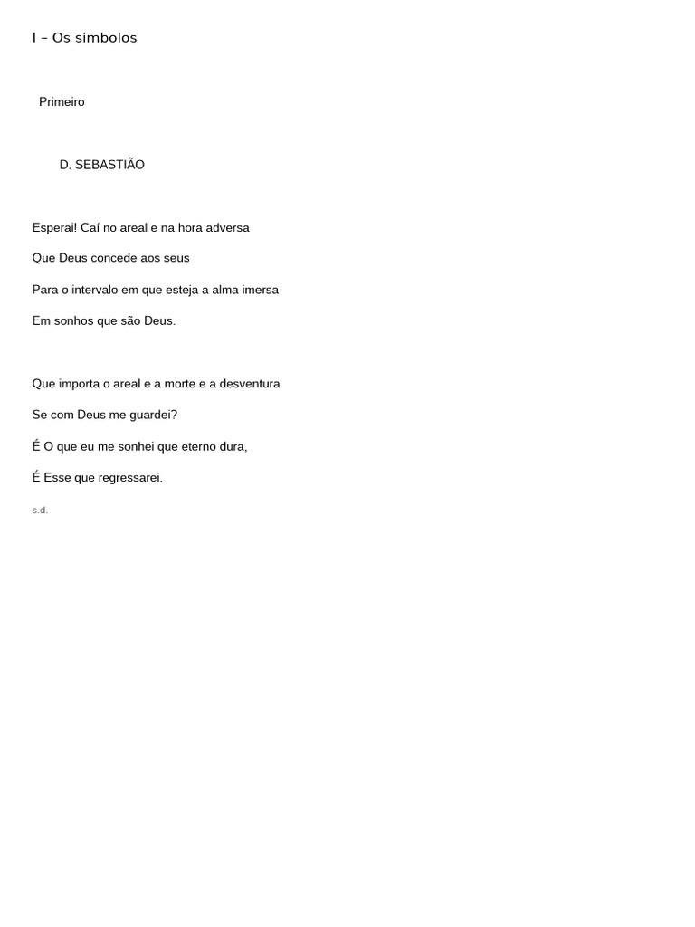 O Encoberto e o Quinto Império | PDF | Céu