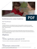 As Técnicas de Contar Histórias PDF