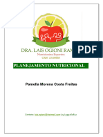 Planejamento Nutricional Pamella Morena Costa Freitas