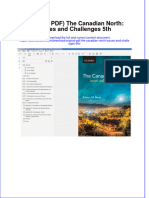Original PDF The Canadian North Issues and Challenges 5th PDF
