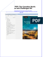 Download Original PDF the Canadian North Issues and Challenges 5th pdf