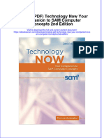 Download Original PDF Technology Now Your Companion to Sam Computer Concepts 2nd Edition pdf
