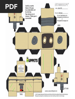 80s Robot Paper Toy Paper Craft