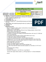 Determination of Carbohydrate by Phenol Sulphuric Acid