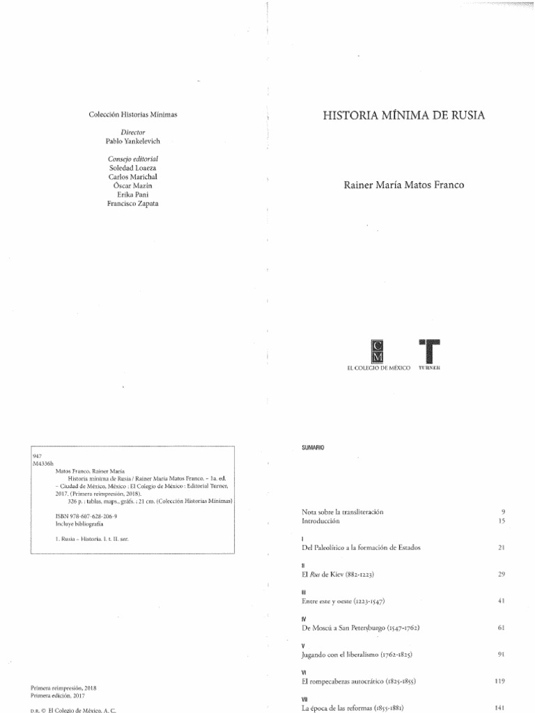 Historia min rusia int y cap 1 pdf