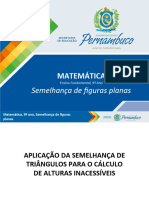 Semelhança de Figuras Planas Aula