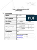 Silabo 2022-I BASE DE DATOS B