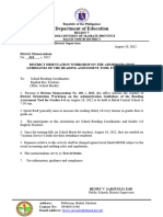 DM 0013 S. 2022 District Orientation