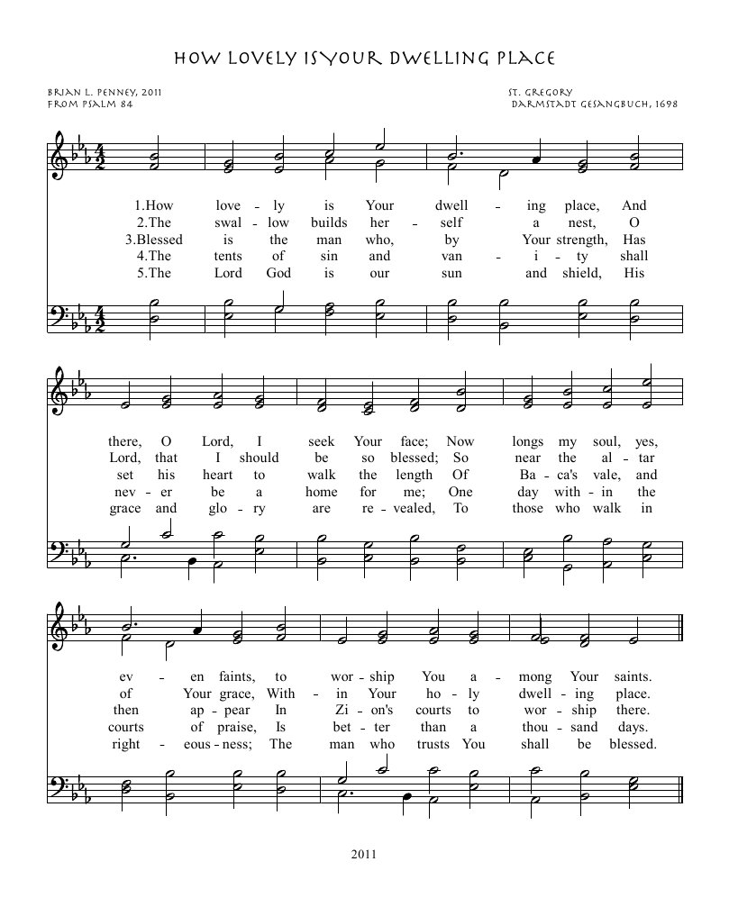 how lovely is your dwelling place