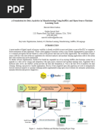 A Foundation For Data Analytics in Manufacturing Using Ibapda and Open-Source Machine Learning Tools