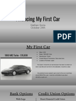 Financing My First Car