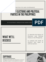 Nature of Elections and Political Parties in PH