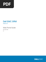 Dell EMC SRM Portal Web