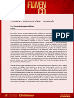 Flamenco, Identidad de Género y Orientación