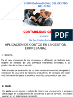 Universidad Nacional Del Centro Del Perù: Contabilidad Gerencial