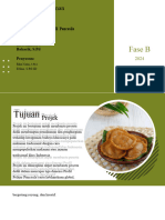 Modul Projek Bhinneka Tunggal Ika - Populerkan Makanan Tradisional - Fase B