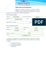 Formulario de Compromiso Rancho San Francisco