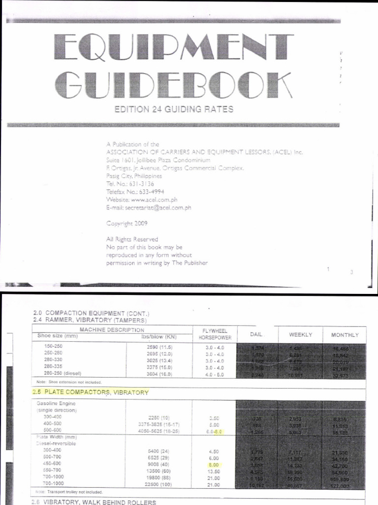 ACEL Equipment Guidebook Edition 24 PDF