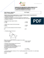 Soal PTS-UTS Matematika Kelas 6 Semester 2 Tahun Ajaran 2019-2020