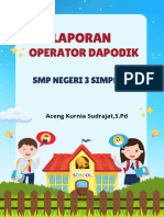 Contoh LAPORAN DAPODIK SMP