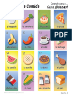 Lotería de La Comida: Grita ¡Buenas!