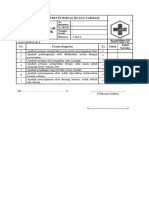 Daftar Tilik Hasil Audit Internal