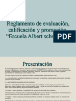 Reglamento de Evaluacion, Calificacion y Promocion