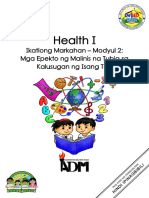 Health1 - Q3 - Mod2 - Mga Epekto NG Malinis Na Tubig Sa Kalusugan NG Isang Tao