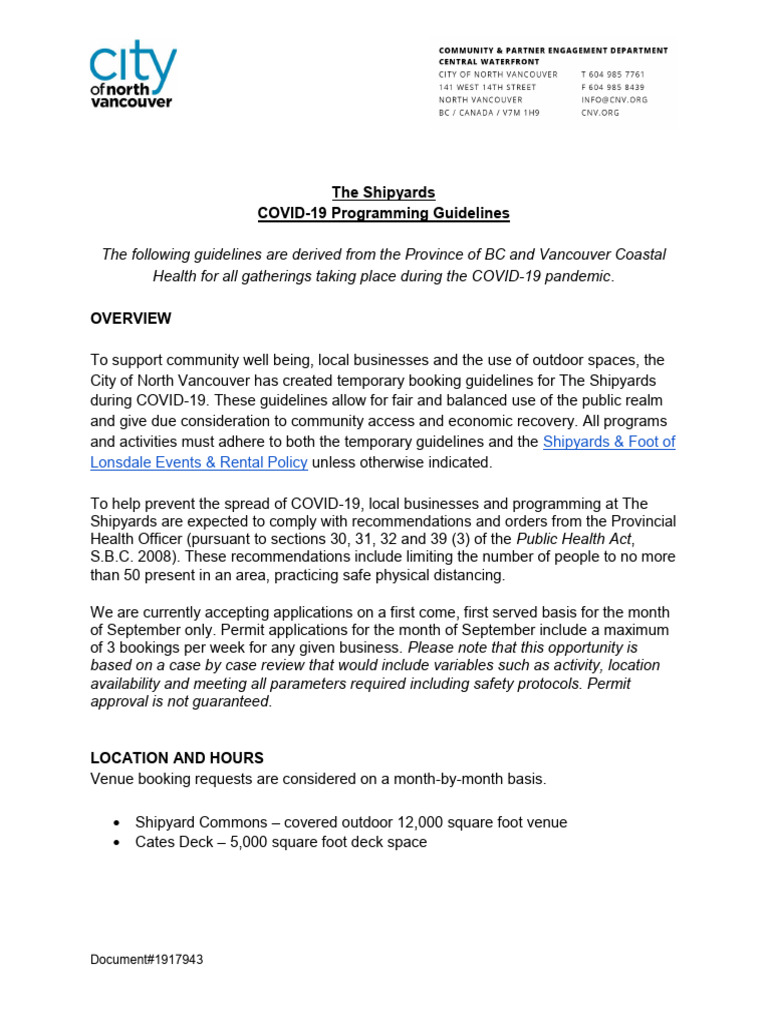 The shipyards programming guidelines pdf