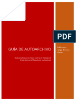 Guía de Autoarchivo