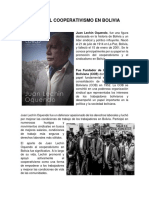 Líder Del Cooperativismo en Bolivia