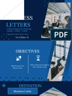 Business Letters Report On Technical Writing