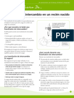 Exchange Transfusion in A Newborn (Let's Talk About... Pediatric Brochure) Spanish