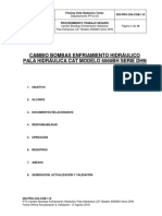 11 PTS (005-PRO-C04-CGB-110) Cambio Bombas Enfriamiento Hidráulico