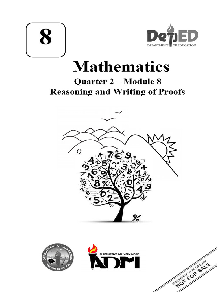 Math8 Q2 SLM WK8 | PDF | Inductive Reasoning | Mathematical Proof