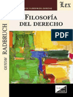 Filosofía Del Derecho (Radbruch)