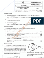 Mathematiques - College Vogt - Terminale D - Année Scolaire 2021 - 2022 - Cameroun