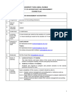 UKAM1033 Course Plan