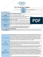 Lesson Plan 2 November Number Corner