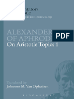 Alexander of Aphrodisias - On Aristotle Topics 1