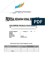 Contoh Proposal - KSM Sosial Tegalharjo