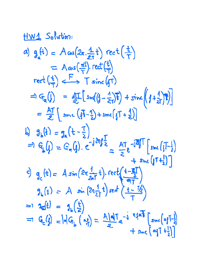 HW1 Solution | PDF