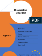 Dissociative Disorders Psychopathology Presentation