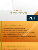 Ufone (Tele Communication Company) Presentation