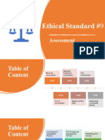 Ethical Standards in Psychology Presentation (Standard # 9)